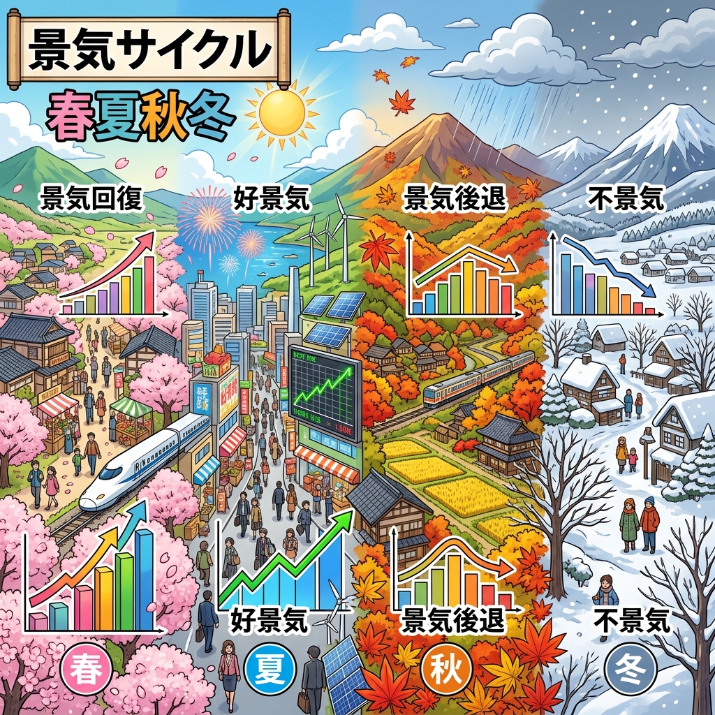 企業の本当の財産である純資産と市場の期待値のズレを表現したイラスト
