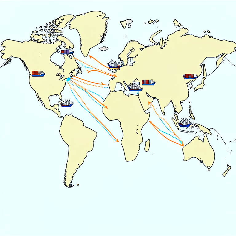 ブラジルから日本への鶏肉サプライチェーンのイメージ図