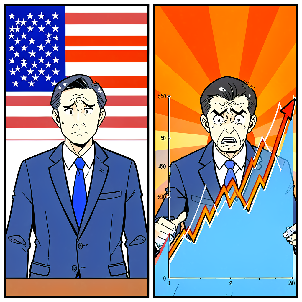 S&P500と日経平均の比較イメージ